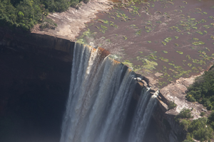 Looking down on Kaieteur Falls, Guyana